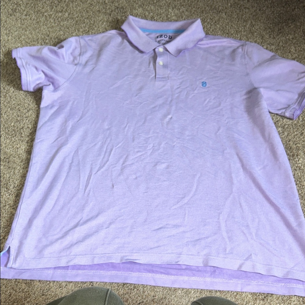 IZOD Men's Light Purple Polo Shirt